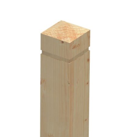 Treated Softwood (Green or Brown) – 1500mm long – 150mm x 150mm – Weather Top and Band