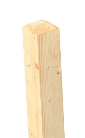 Treated Softwood (Green or Brown) – 1500mm long – 150mm x 150mm – Chamfer Top